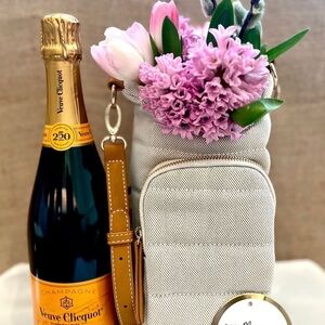 Elegant Beige Accessory Bag
